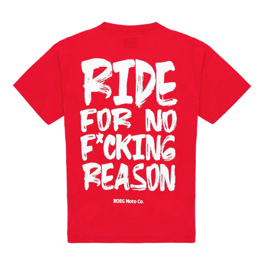 Roeg（ローグ）半袖Tシャツ "Kane plain t-shirt" 【レッド】
