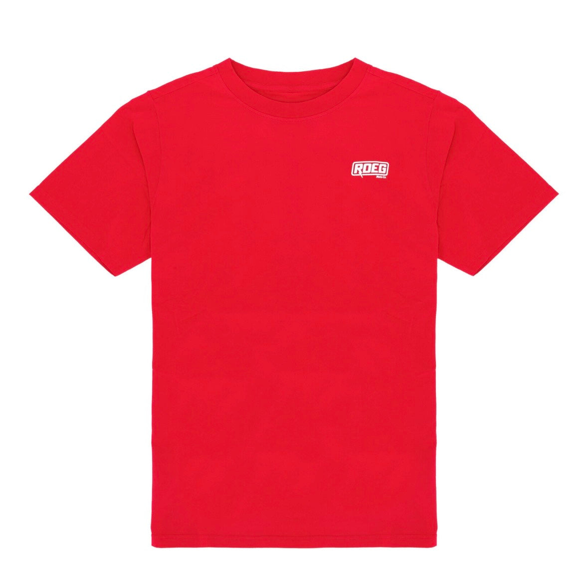 Roeg（ローグ）半袖Tシャツ "Kane plain t-shirt" 【レッド】