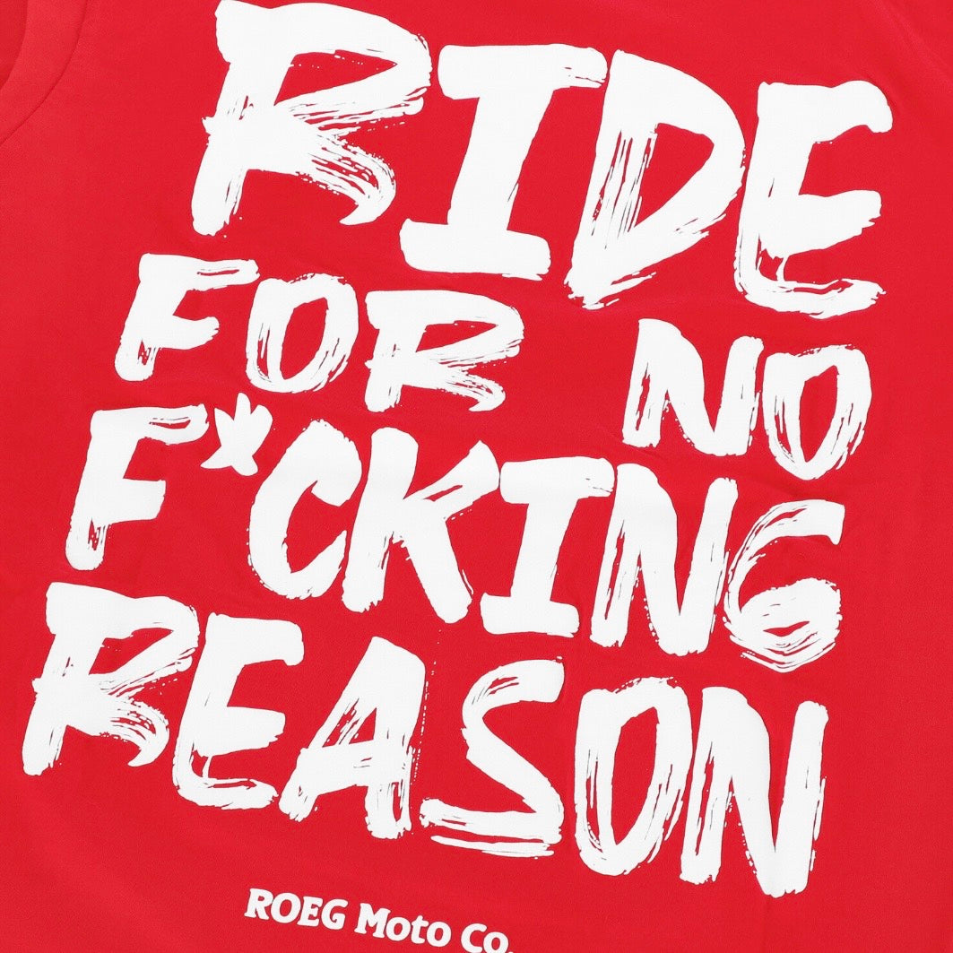 Roeg（ローグ）半袖Tシャツ "Kane plain t-shirt" 【レッド】