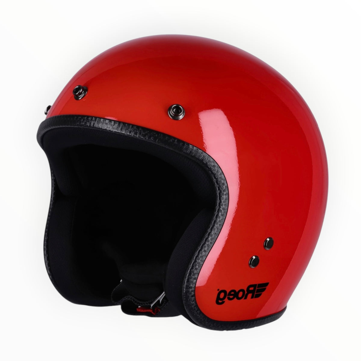 Roeg ローグ ジェットヘルメット flaming red gloss 【装飾品】