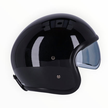 Roeg ローグ "SUNDOWN" ジェットヘルメット Gloss black【装飾品】