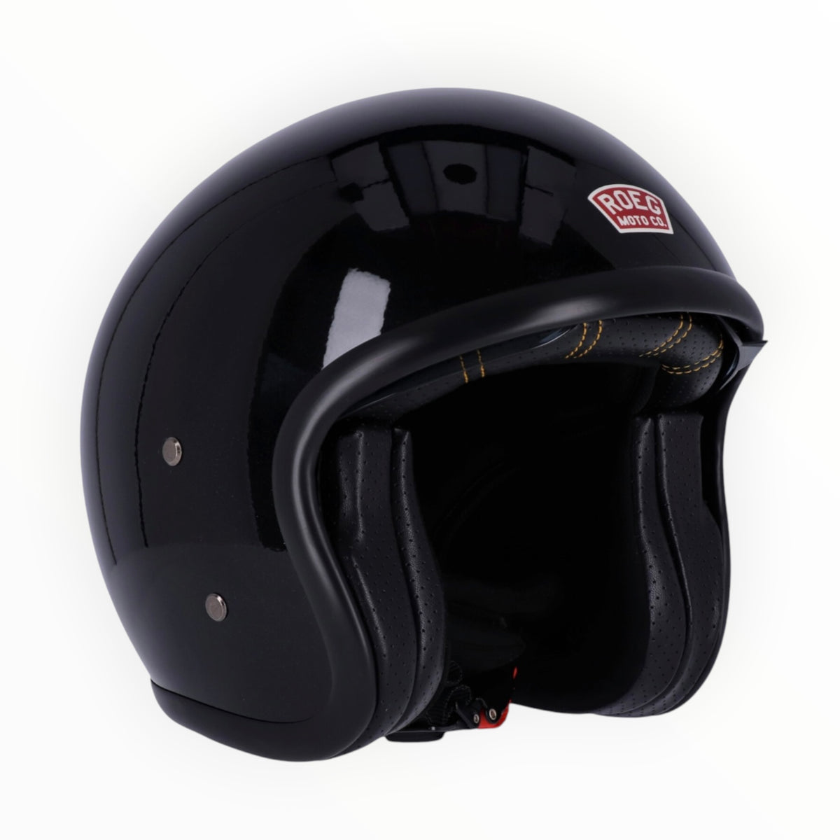Roeg ローグ "SUNDOWN" ジェットヘルメット Gloss black【装飾品】