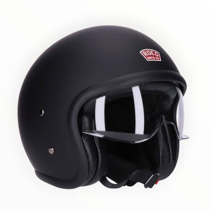 Roeg ローグ "SUNDOWN" ジェットヘルメット matte black【装飾品】