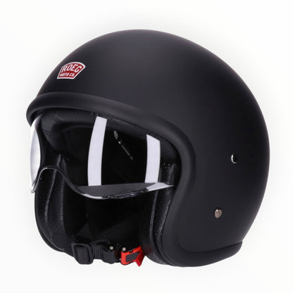 Roeg ローグ "SUNDOWN" ジェットヘルメット matte black【装飾品】