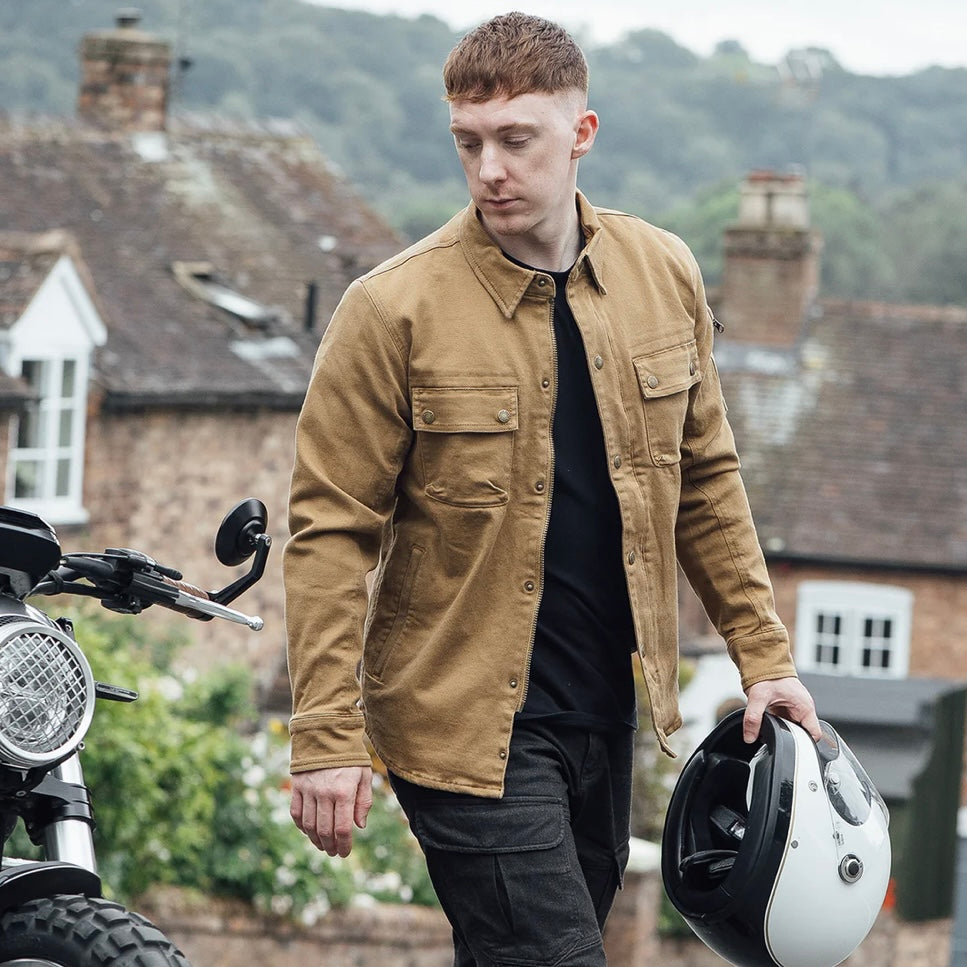 ストレッチシャツジャケット  ”Brody D3O Single Layer Riding Shirt”【タン】