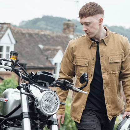 ストレッチシャツジャケット  ”Brody D3O Single Layer Riding Shirt”【タン】