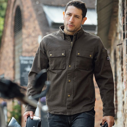 ストレッチシャツジャケット  ”Brody D3O Single Layer Riding Shirt”【ブラウン】