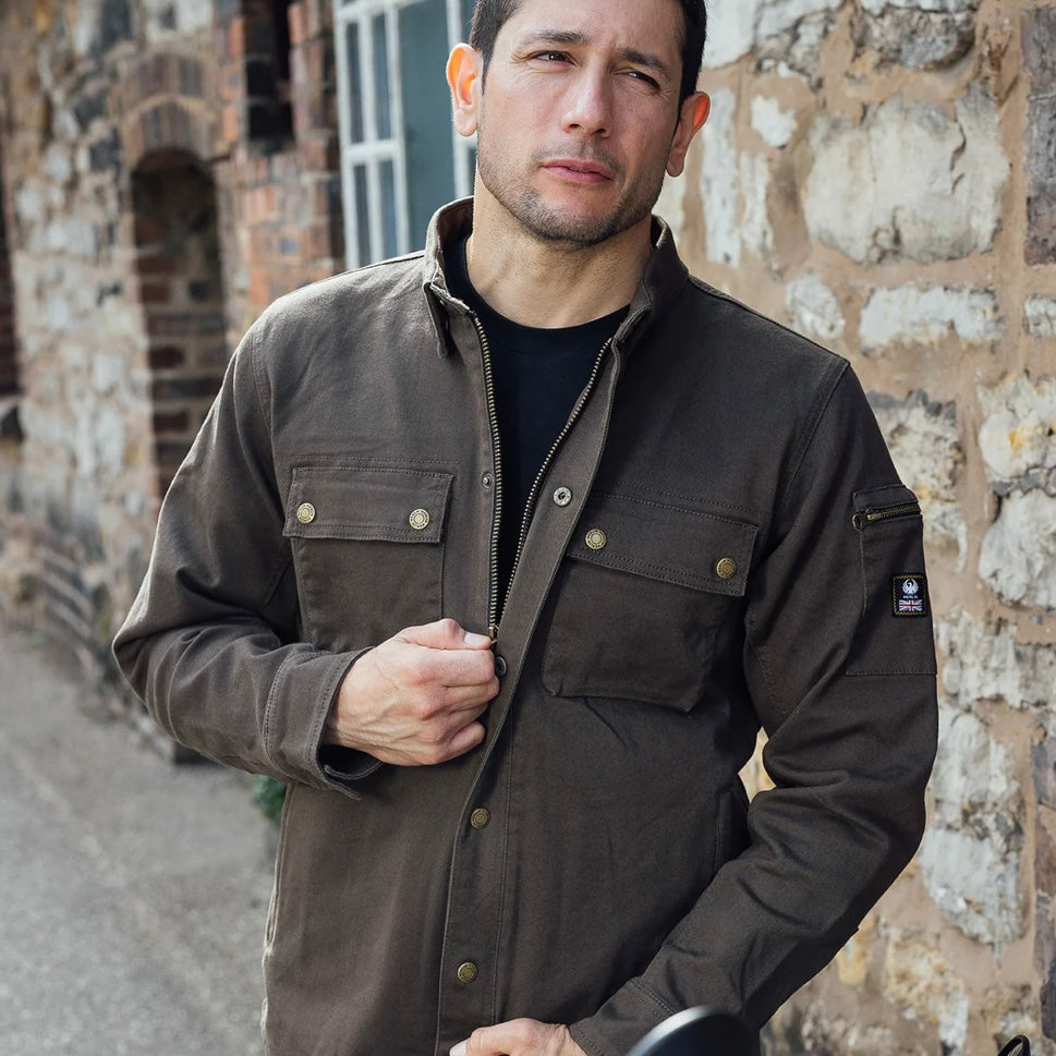 ストレッチシャツジャケット  ”Brody D3O Single Layer Riding Shirt”【ブラウン】