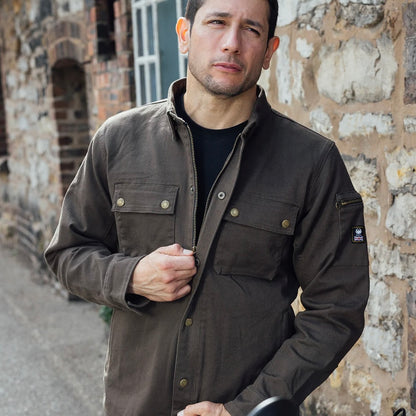 ストレッチシャツジャケット  ”Brody D3O Single Layer Riding Shirt”【ブラウン】