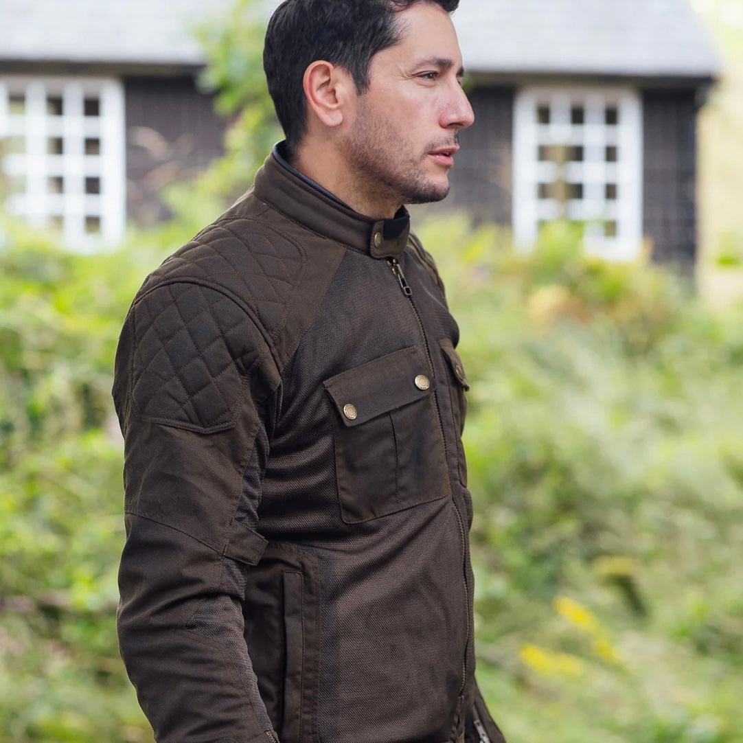 ワックスコットンメッシュジャケット  "Shenstone II Cotec Air Jacket"【オリーブ】
