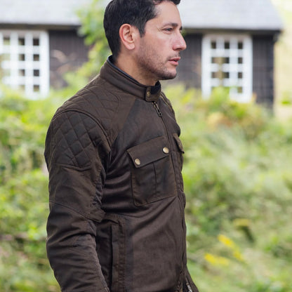 ワックスコットンメッシュジャケット  "Shenstone II Cotec Air Jacket"【オリーブ】