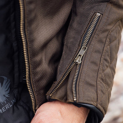 ワックスコットンメッシュジャケット  "Shenstone II Cotec Air Jacket"【オリーブ】