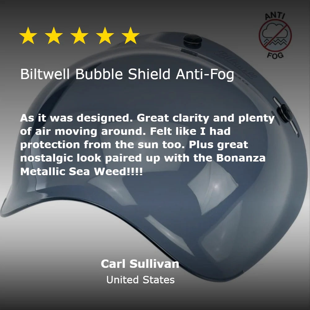 Biltwell  バブルシールド ”Bubble Shield Anti-Fog”【スモーク】
