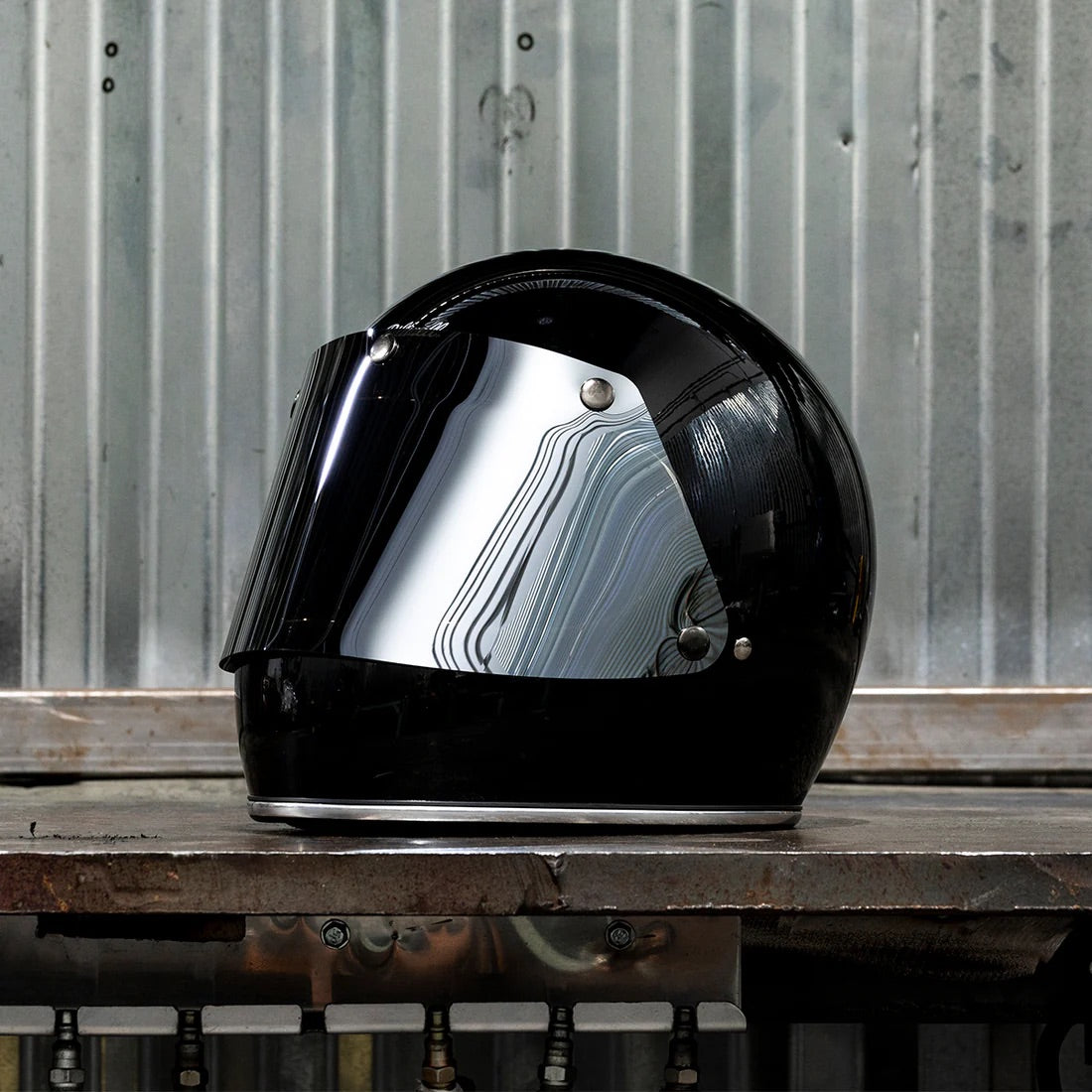 Biltwell GRINGO グリンゴ 専用シールド "Gringo Blast Shield" 【クロームミラー】