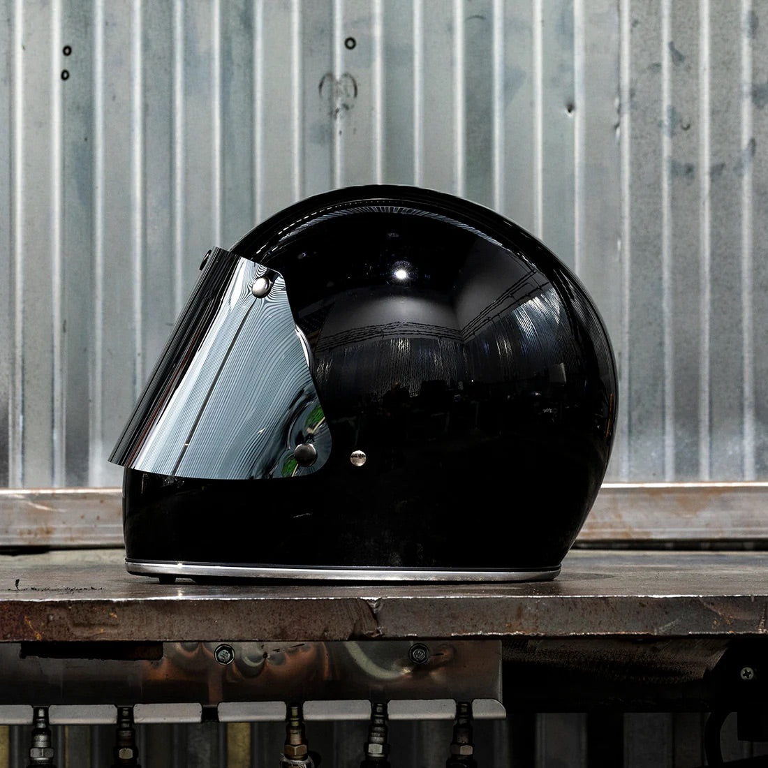 Biltwell GRINGO グリンゴ 専用シールド "Gringo Blast Shield" 【クロームミラー】