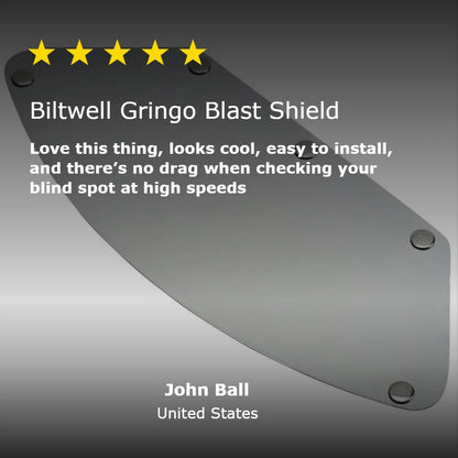 Biltwell GRINGO グリンゴ 専用シールド "Gringo Blast Shield" 【クロームミラー】