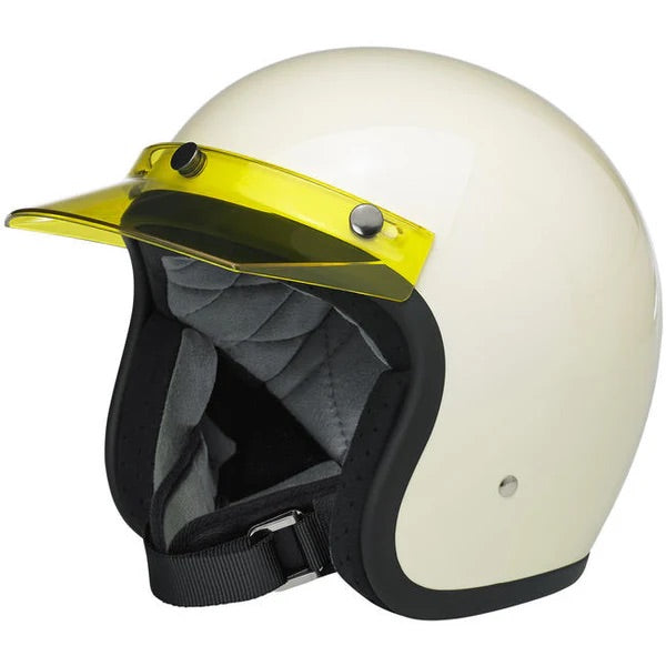 Biltwell （ビルトウェル）"MOTO VISOR" ヘルメット用 バイザー 【半透明イエロー】