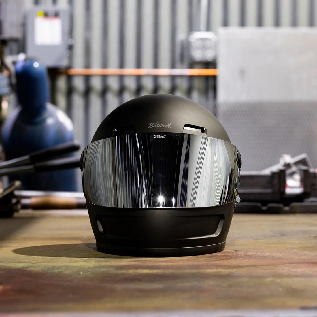 Biltwell フルフェイス GRING S/SV R22.06 専用シールド 【クロームミラー】