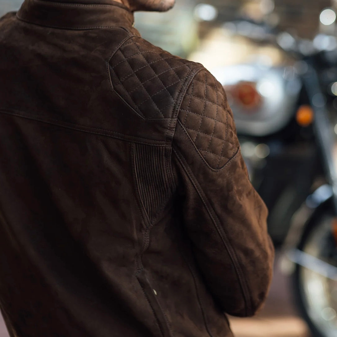 ヌバックレザージャケット "Torsten TFL D3O AAA Jacket"【ブラウン】