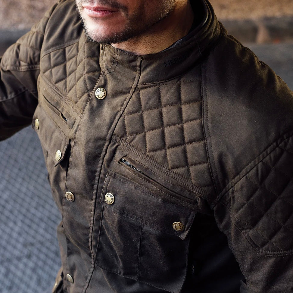 ワックスコットンジャケット 【オリーブ】 "Edale II D3O Jacket"