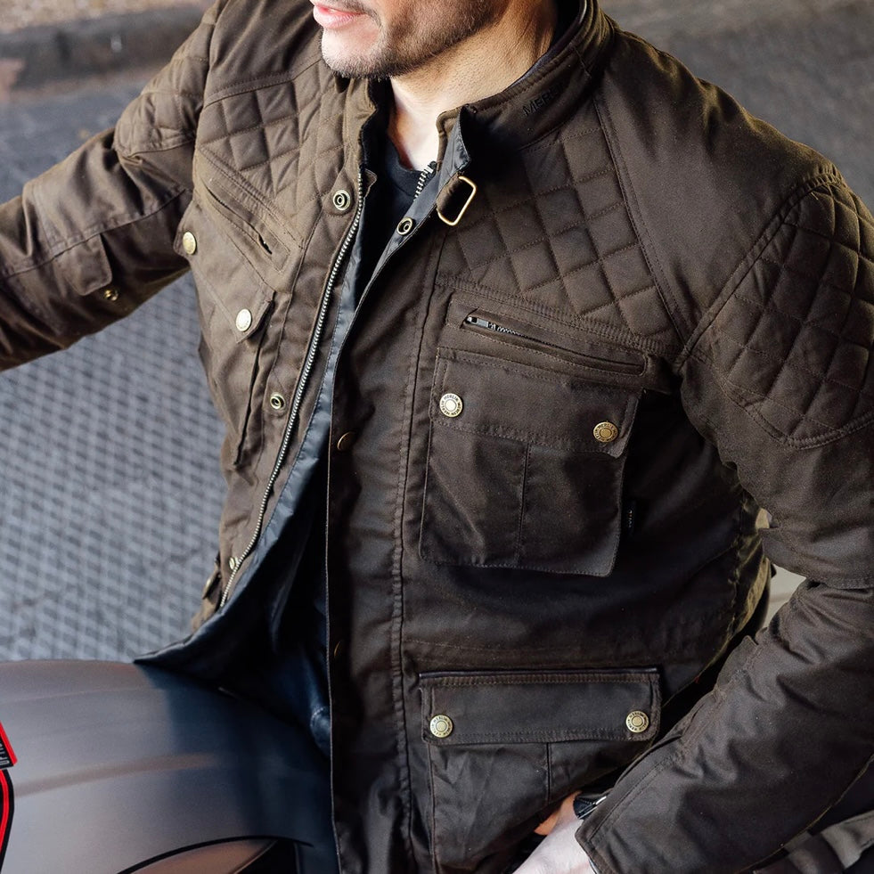 ワックスコットンジャケット 【オリーブ】 "Edale II D3O Jacket"