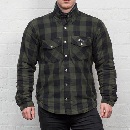 ライディングシャツジャケット  "Axe Protective Shirt"【グリーン】