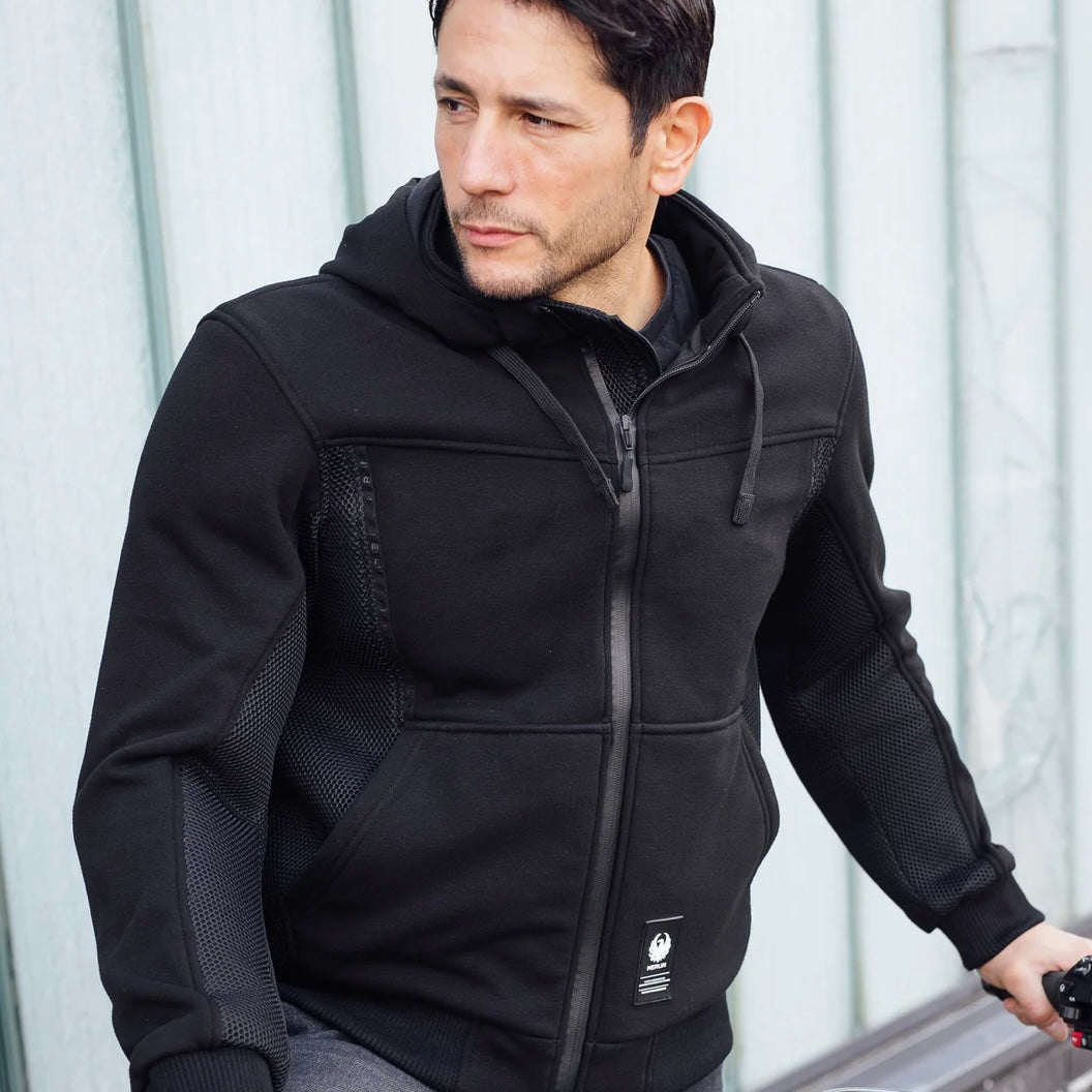MERLIN マーリン ライディングメッシュパーカー ”Brecken D3O Air Mesh Hoody” 【ブラック】