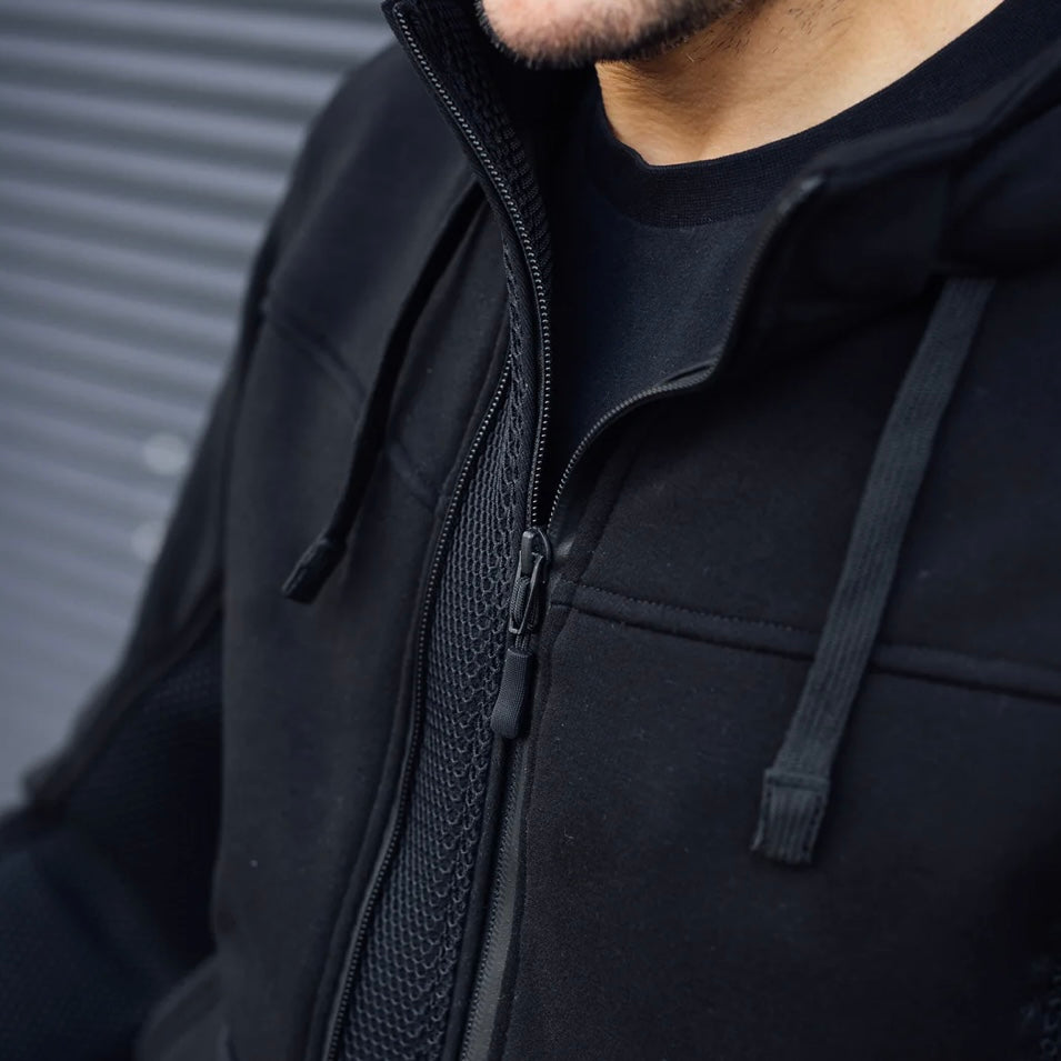 MERLIN マーリン ライディングメッシュパーカー ”Brecken D3O Air Mesh Hoody” 【ブラック】