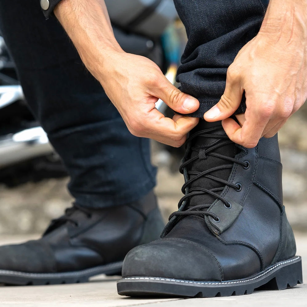 MERLIN マーリン 防水/防寒 レザーライディングブーツ 【ブラック】Bandit D3O® Waterproof Boot