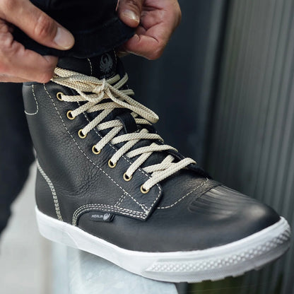 MERLIN マーリン レザーライディングスニーカー 【ブラック】 ”Stretton D3O Heritage Trainer"