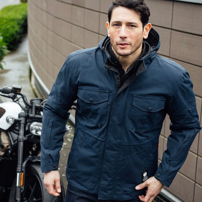 MERLIN マーリン 防寒最強 ナイロンウインタージャケット "Jagger Urban Utility D30 Jacket" 【ネイビー】
