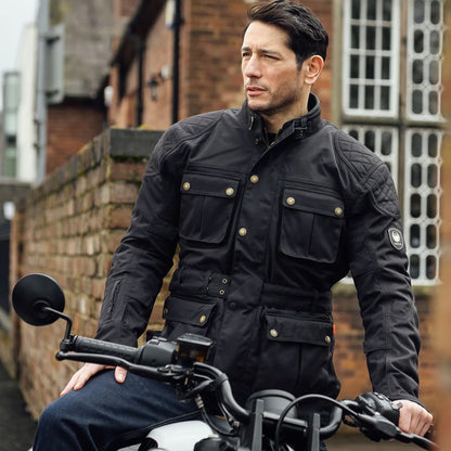 MERLIN マーリン 防水 エコラミネートジャケット ”Burslem Eco Laminated Jacket” 【ブラック】