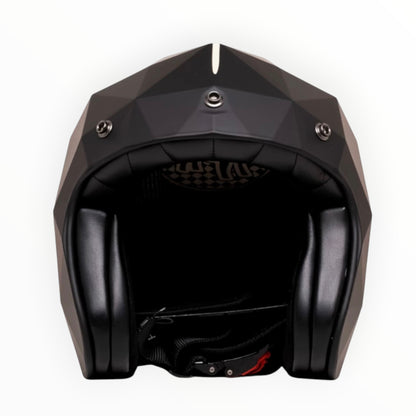 HOLYFREEDOM ホーリーフリーダム "STEALTH" ジェットヘルメット  MATT BLACK【装飾品】