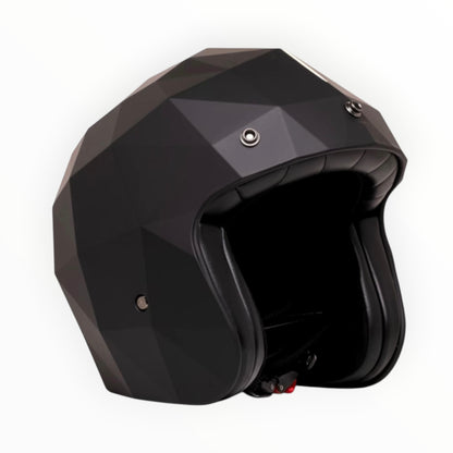HOLYFREEDOM ホーリーフリーダム "STEALTH" ジェットヘルメット  MATT BLACK【装飾品】