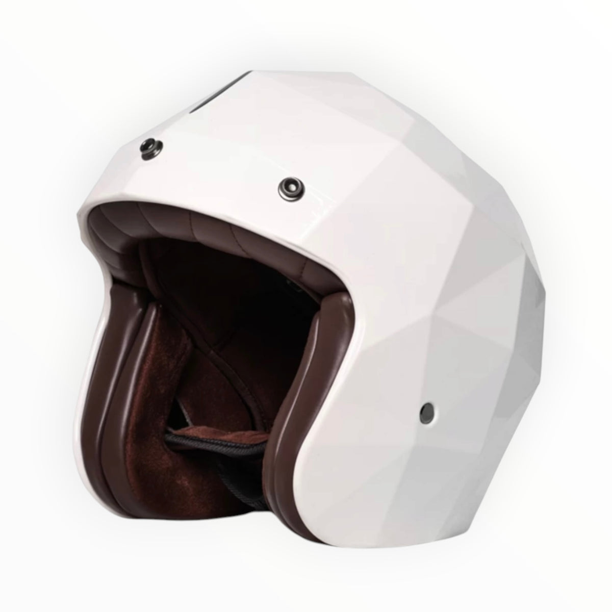 HOLYFREEDOM ホーリーフリーダム "STEALTH" ジェットヘルメット WHITE DIAMOND 【装飾品】