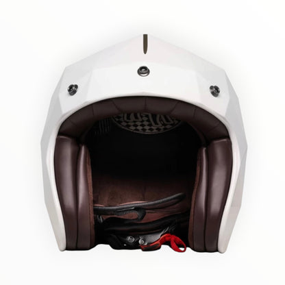 HOLYFREEDOM ホーリーフリーダム "STEALTH" ジェットヘルメット WHITE DIAMOND 【装飾品】