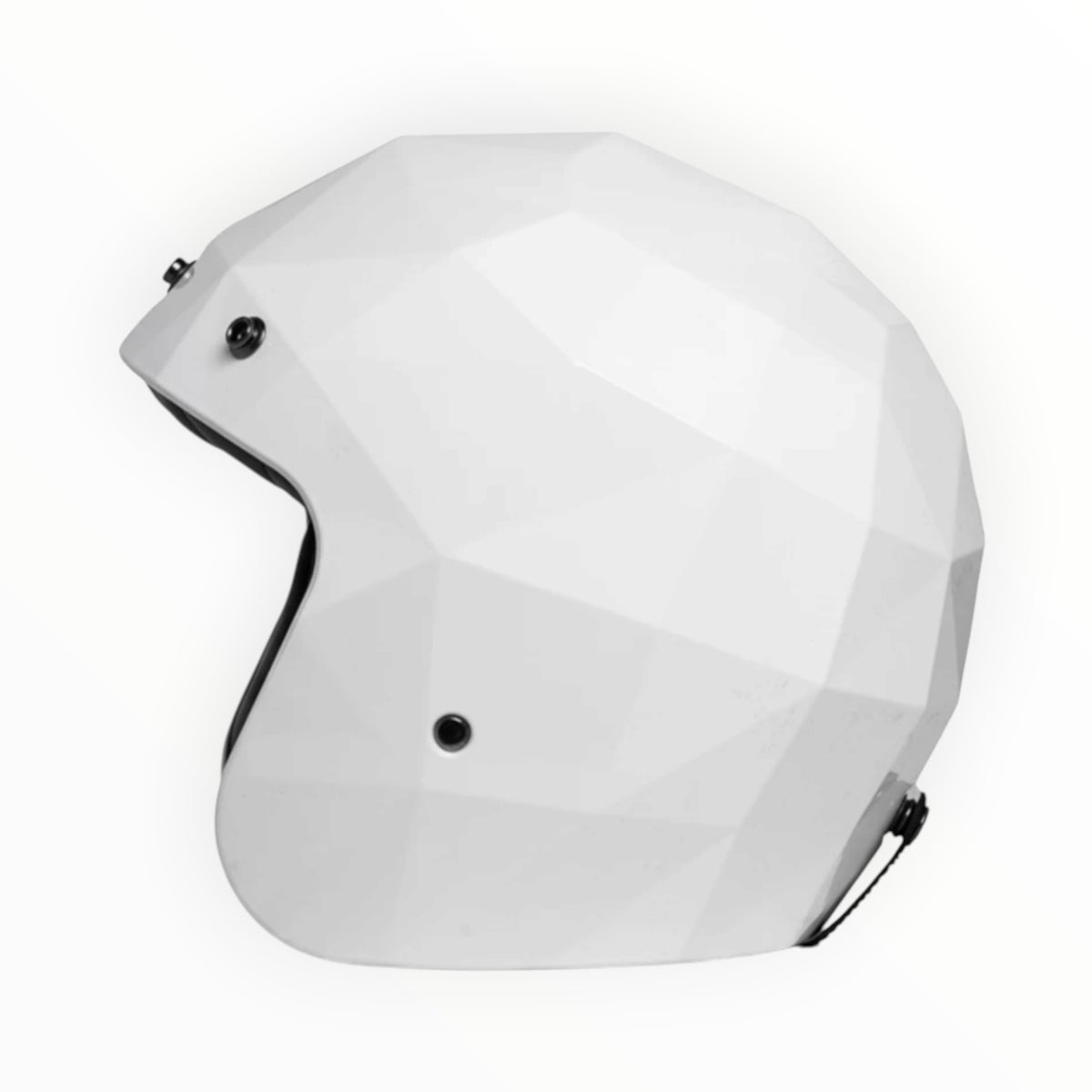 HOLYFREEDOM ホーリーフリーダム "STEALTH" ジェットヘルメット WHITE DIAMOND 【装飾品】
