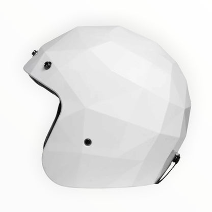 HOLYFREEDOM ホーリーフリーダム "STEALTH" ジェットヘルメット WHITE DIAMOND 【装飾品】