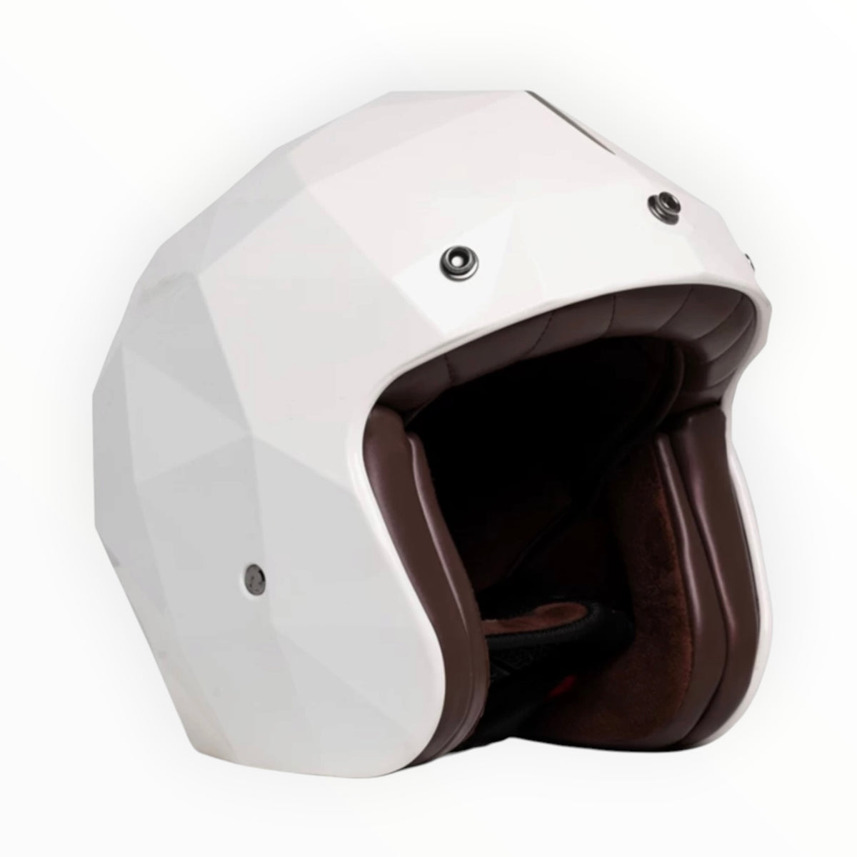 HOLYFREEDOM ホーリーフリーダム "STEALTH" ジェットヘルメット WHITE DIAMOND 【装飾品】