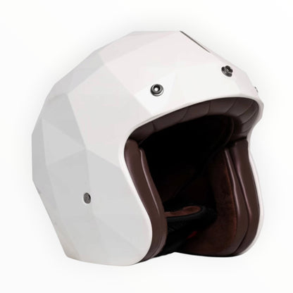 HOLYFREEDOM ホーリーフリーダム "STEALTH" ジェットヘルメット WHITE DIAMOND 【装飾品】