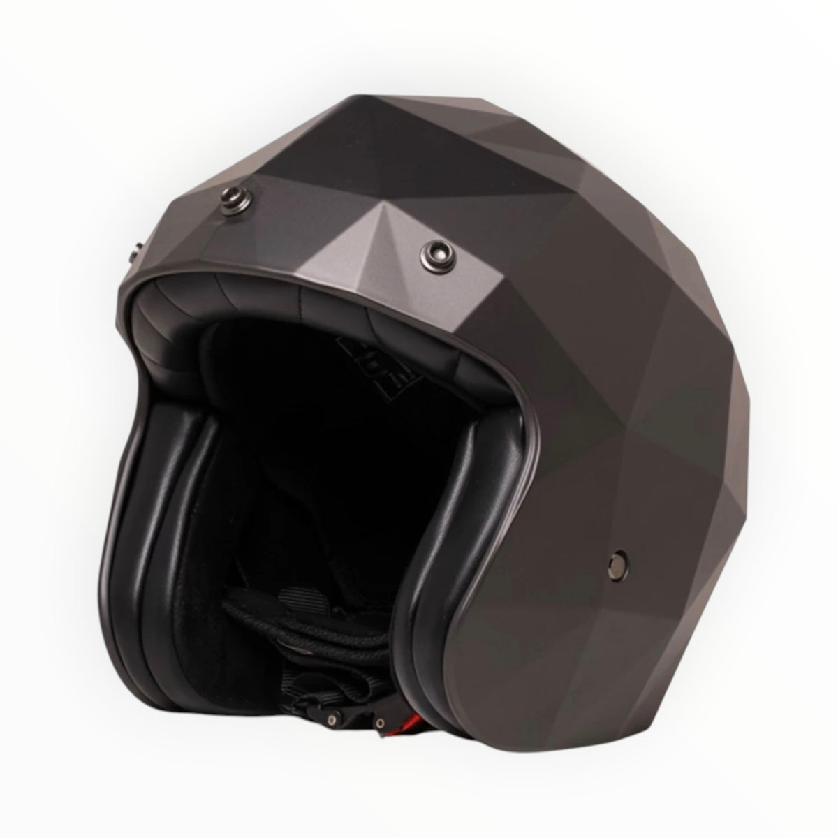 HOLYFREEDOM ホーリーフリーダム "STEALTH" ジェットヘルメット MATT DARK【装飾品】