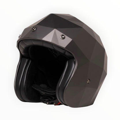 HOLYFREEDOM ホーリーフリーダム "STEALTH" ジェットヘルメット MATT DARK【装飾品】