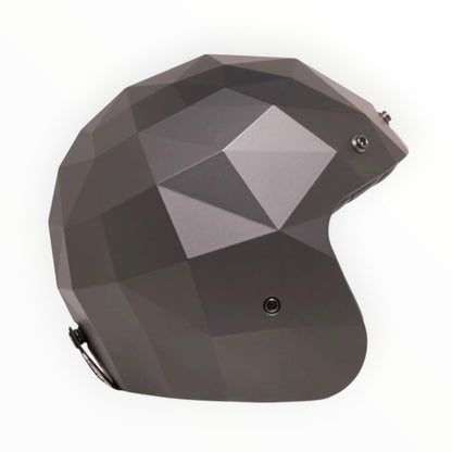 HOLYFREEDOM ホーリーフリーダム "STEALTH" ジェットヘルメット MATT DARK【装飾品】