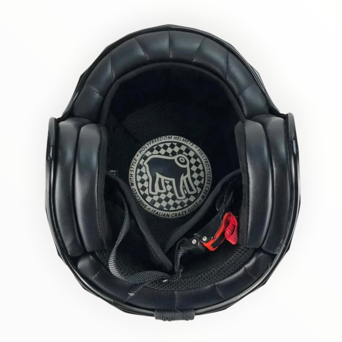 HOLYFREEDOM ホーリーフリーダム "STEALTH" ジェットヘルメット MATT DARK【装飾品】