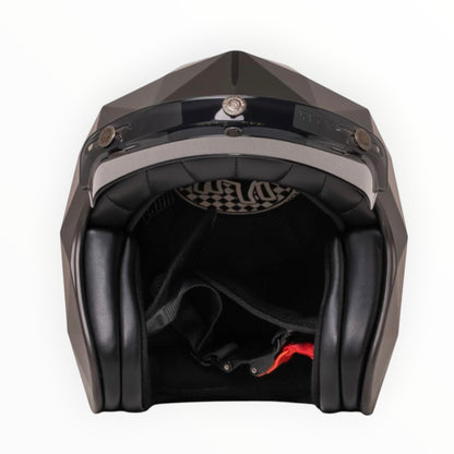 HOLYFREEDOM ホーリーフリーダム "STEALTH" ジェットヘルメット MATT DARK【装飾品】