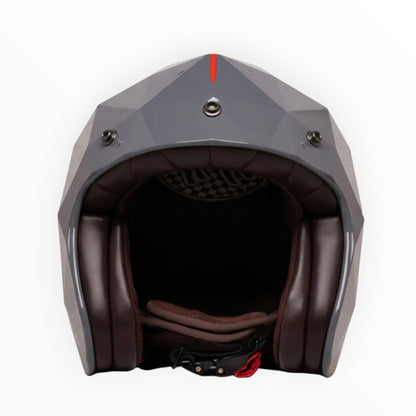 HOLYFREEDOM ホーリーフリーダム "STEALTH" ジェットヘルメット GREY DIAMOND【装飾品】