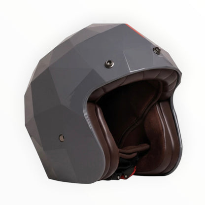 HOLYFREEDOM ホーリーフリーダム "STEALTH" ジェットヘルメット GREY DIAMOND【装飾品】