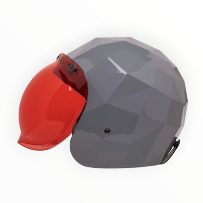 HOLYFREEDOM ホーリーフリーダム "STEALTH" ジェットヘルメット GREY DIAMOND【装飾品】