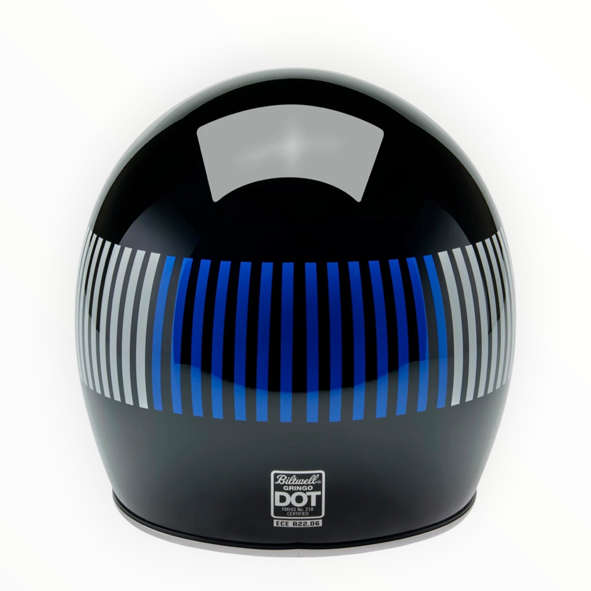 Biltwell ビルトウェル "GRINGO" フルフェイスヘルメット Raceflow Gloss Black / Red / White / Blue【装飾品】