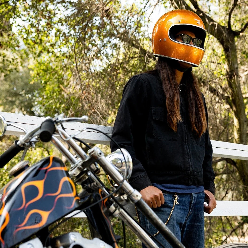 Biltwell ビルトウェル "GRINGO" フルフェイスヘルメット Metallic Sunburst【装飾品】